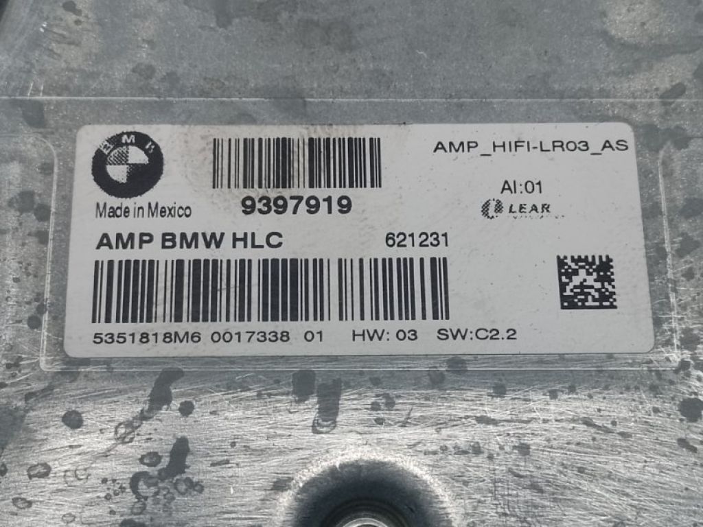 65129348411 | Підсилювач звуку BMW X3 (F25) 11-17 - Фото 4