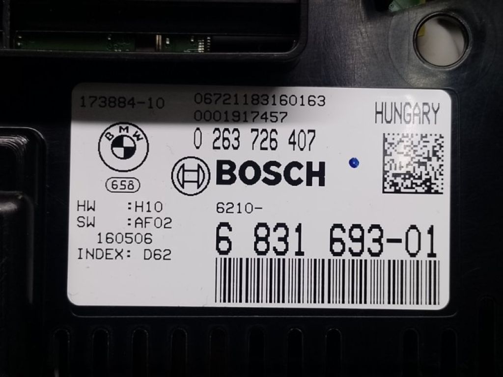62108795222 | Панель приладів BMW X3 (F25) 11-17 - Фото 4