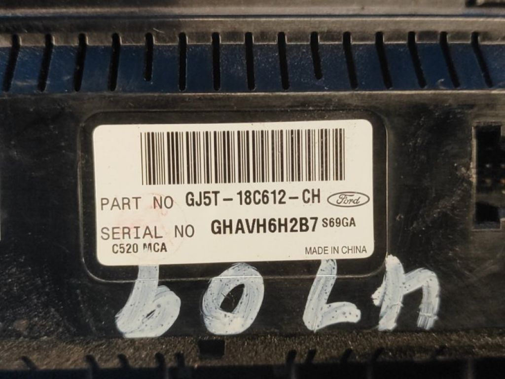 GJ5T-18C612-CH | Блок керування піччю FORD ESCAPE 12-19 - Фото 4