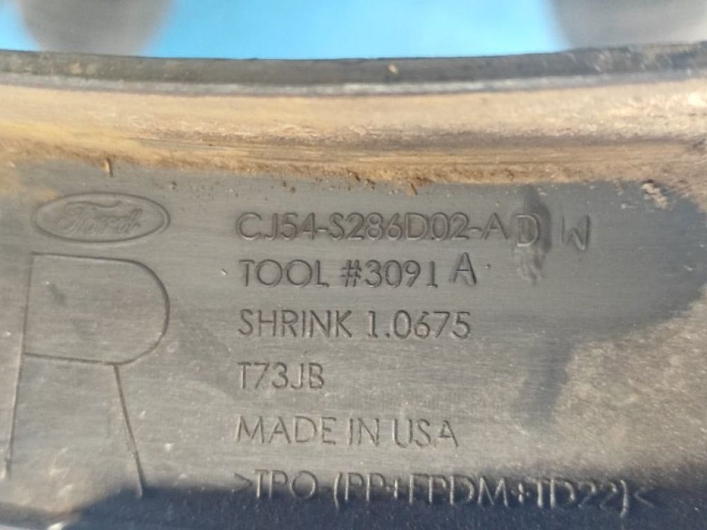 CJ54-S286D02-AD | Накладка крила (розширювач арки) задн. прав. FORD ESCAPE 12-19 - Фото 3