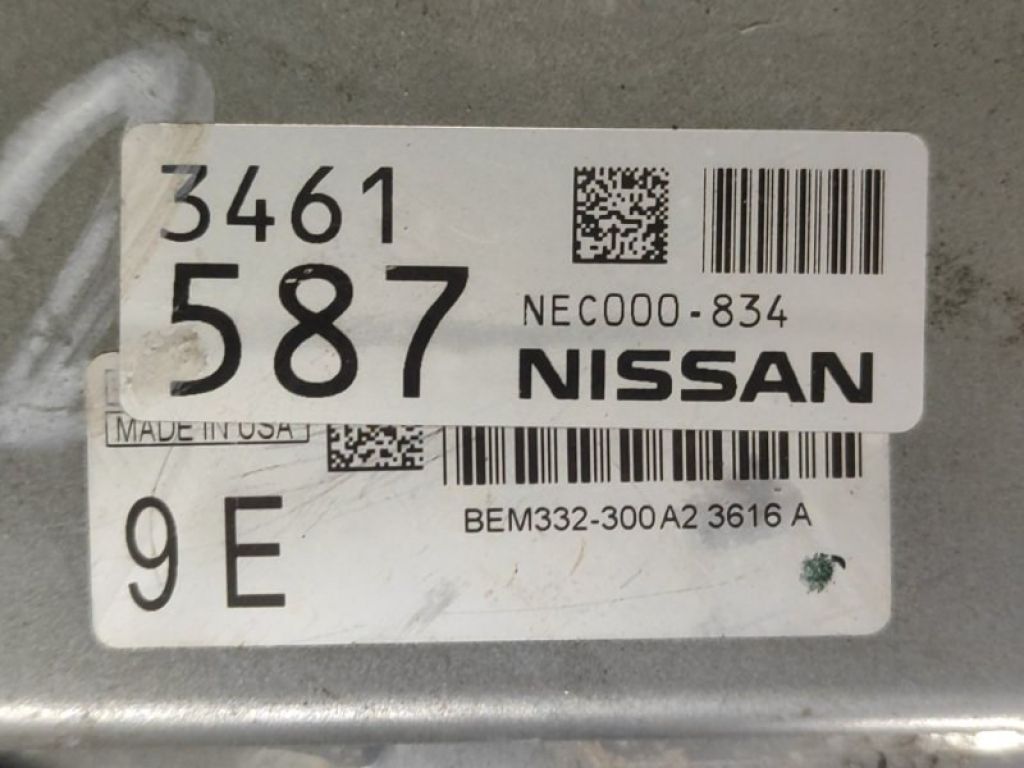 BEM332-300 A2 | Блок керування двигуном NISSAN VERSA B17 11-19 - Фото 4