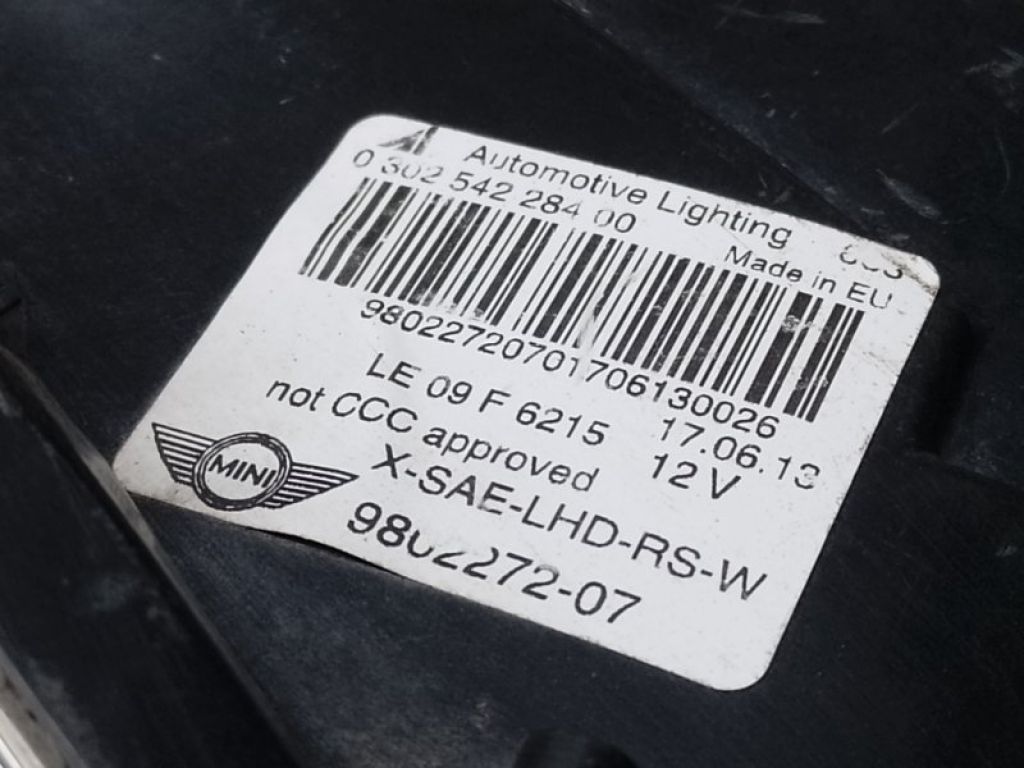 63129807490 | Фара прав. MINI COUNTRYMAN R60 10-16 - Фото 8