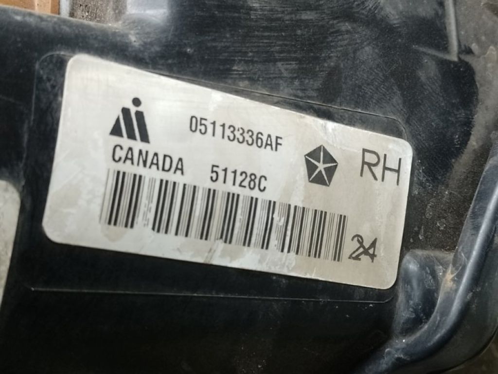 5113336AE | Фара прав. CHRYSLER TOWN &amp, COUNTRY (RT) - Фото 5