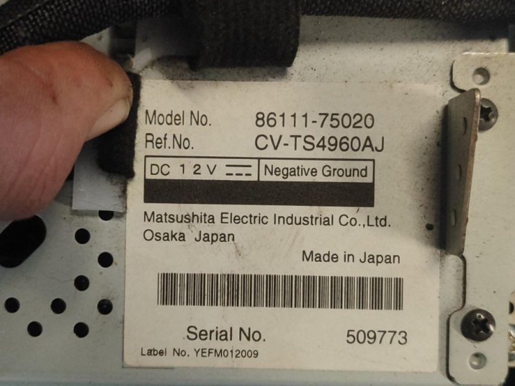 86111-75020 | монітор LEXUS HS250H (ANF10) 09-12 - Фото 4