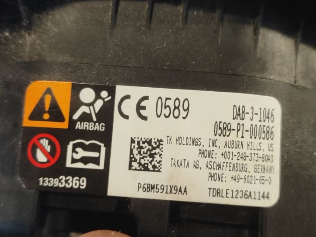 6BM591X9AA | Подушка безпеки в кермо JEEP GRAND CHEROKEE 11-22 - Фото 6