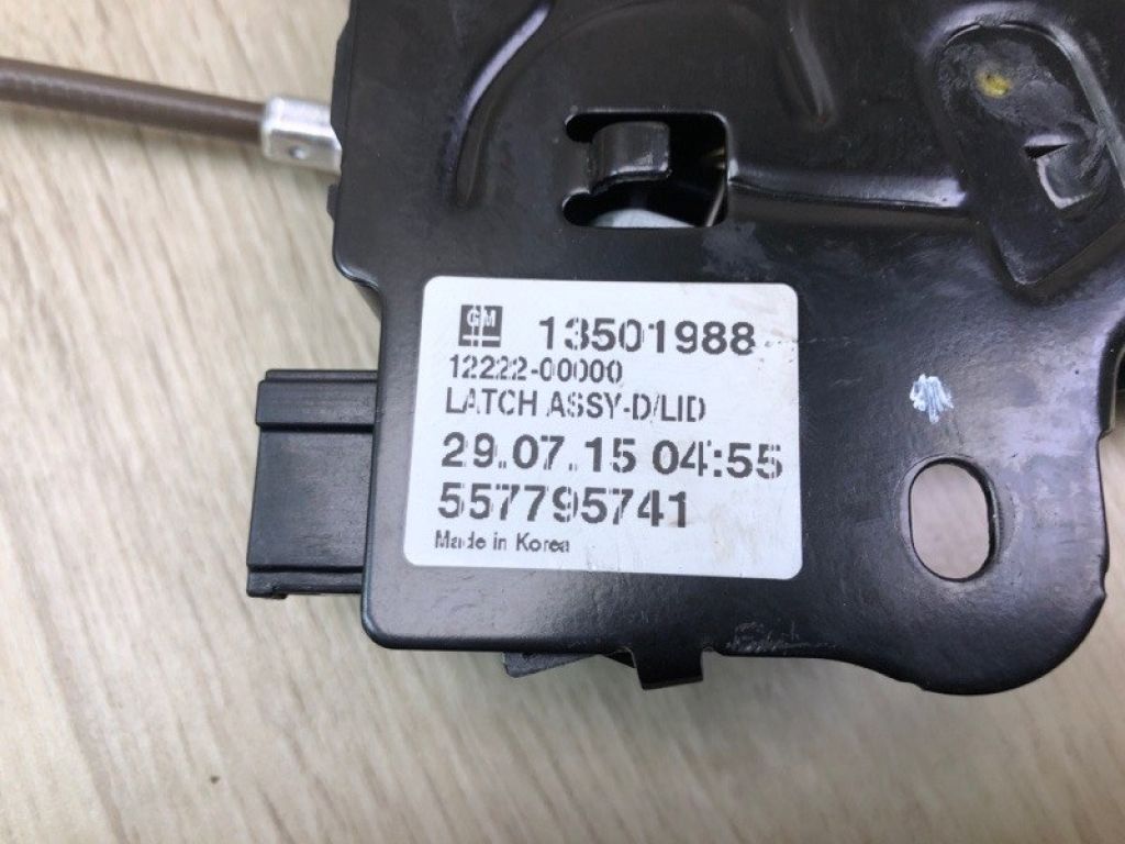 13501988 | Замок кришки багажника CHEVROLET CRUZE 08-15 - Фото 7