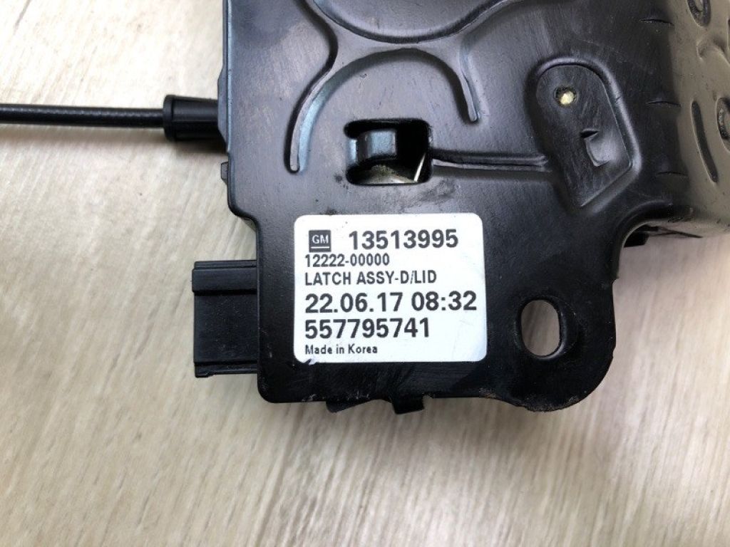 13513995 | Замок кришки багажника CHEVROLET CRUZE 15- - Фото 7