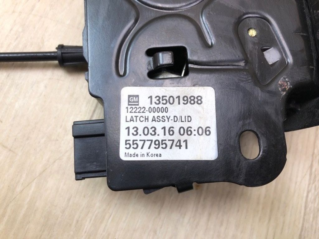 13513995 | Замок крышки багажника CHEVROLET CRUZE 15- - Фото 7