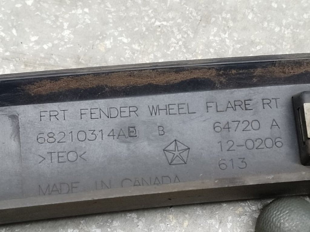 68210314AE | Накладка крила (розширювач арки) передн. прав. JEEP CHEROKEE 14- - Фото 4