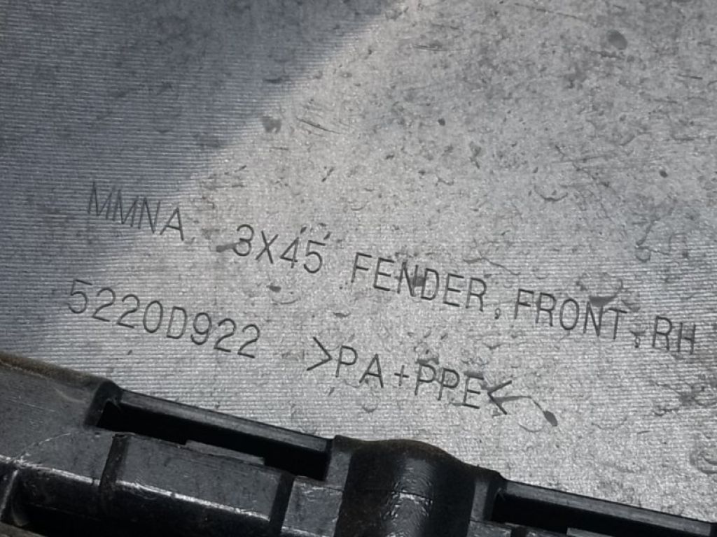 5220J330 | Крыло переднее прав. MITSUBISHI ASX / OUTLANDER SPORT 10-21 - Фото 3