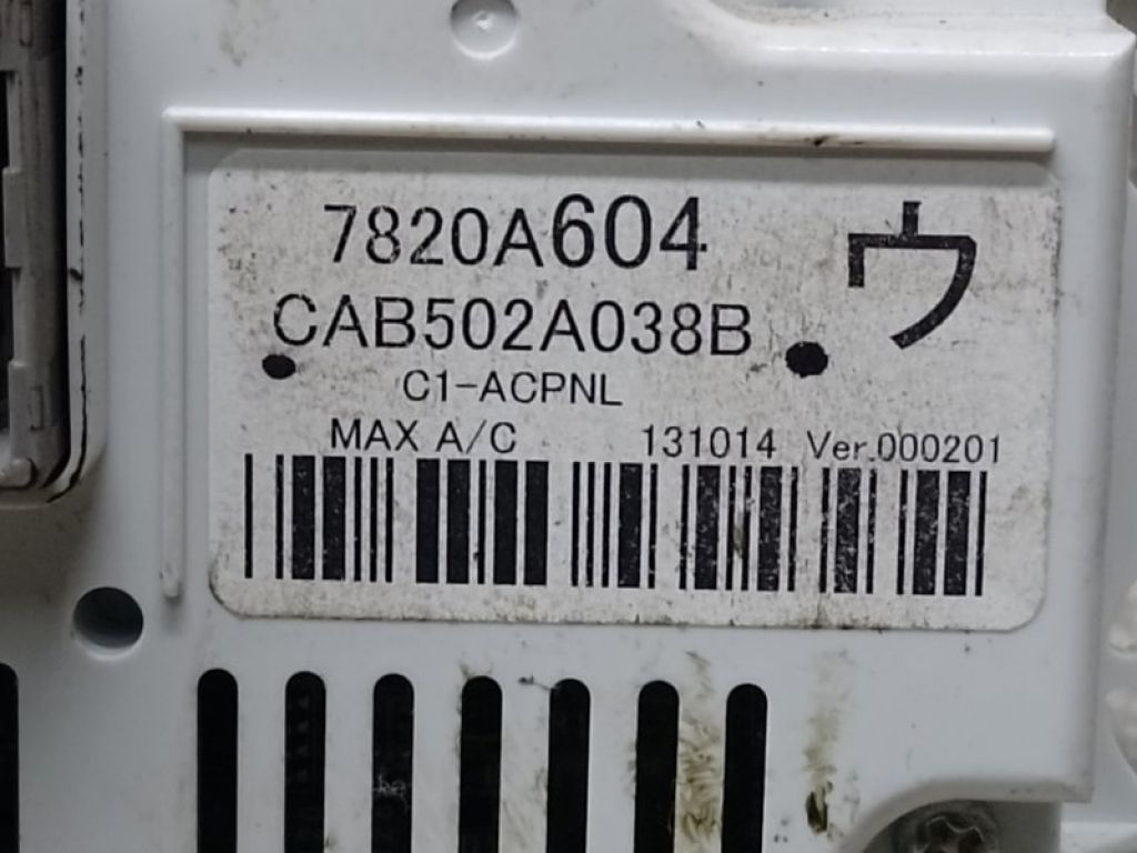 7820A604 | Блок управления печкой MITSUBISHI ASX / OUTLANDER SPORT 10-21 - Фото 4