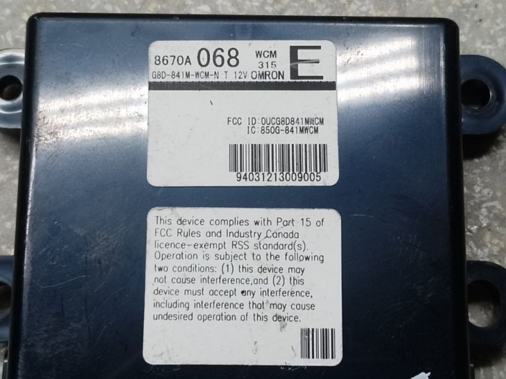 8670A068 | Блок иммобилайзера MITSUBISHI ASX / OUTLANDER SPORT 10-21 - Фото 4