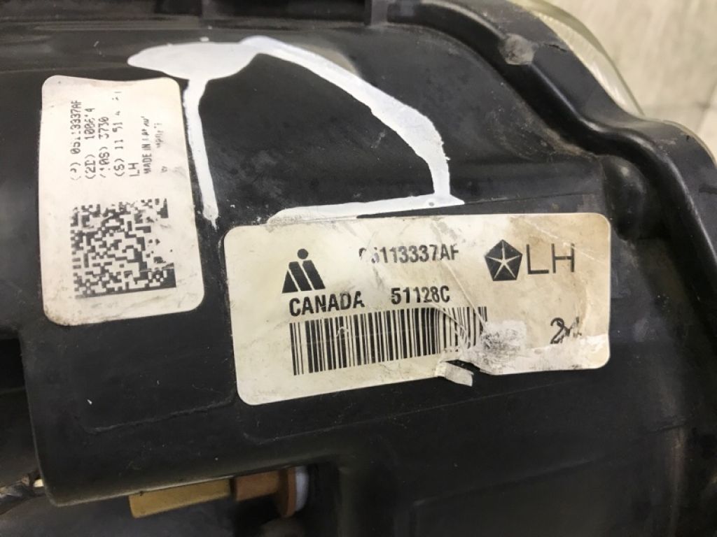 5113 337AE | Фара лев. CHRYSLER TOWN &amp, COUNTRY (RT) - Фото 7