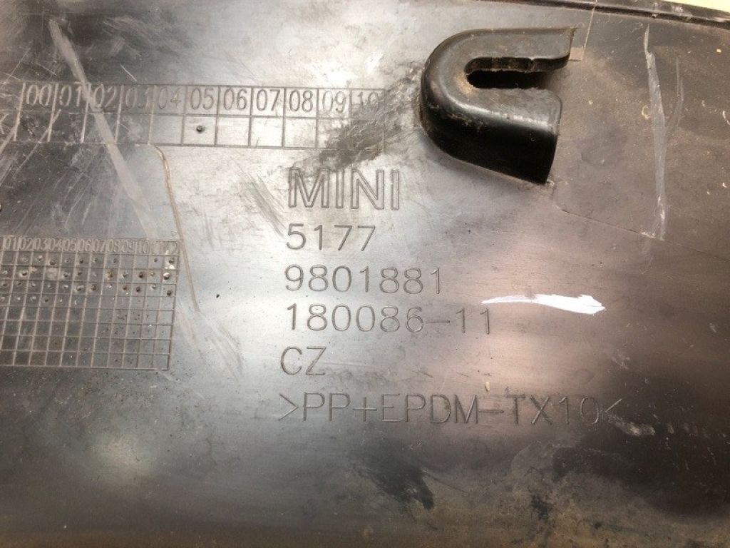 51 77 9 801 881 | Накладка крила (розширювач арки) передн. лів. MINI COUNTRYMAN R60 10-16 - Фото 8