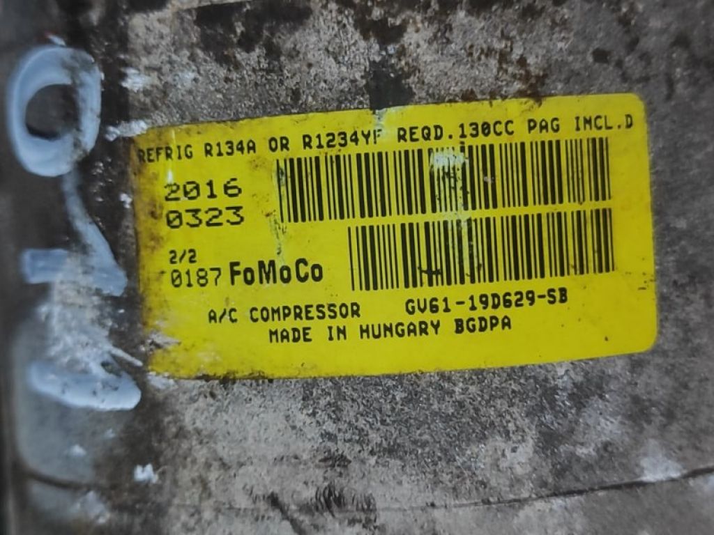 GV61-19D629-SB | Компресор кондиціонера FORD ESCAPE 12-19 - Фото 5