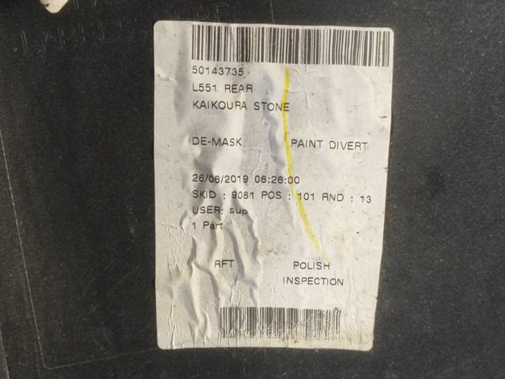 K8D2-17D781-AAW | Бампер задній LAND ROVER EVOQUE 19- - Фото 8