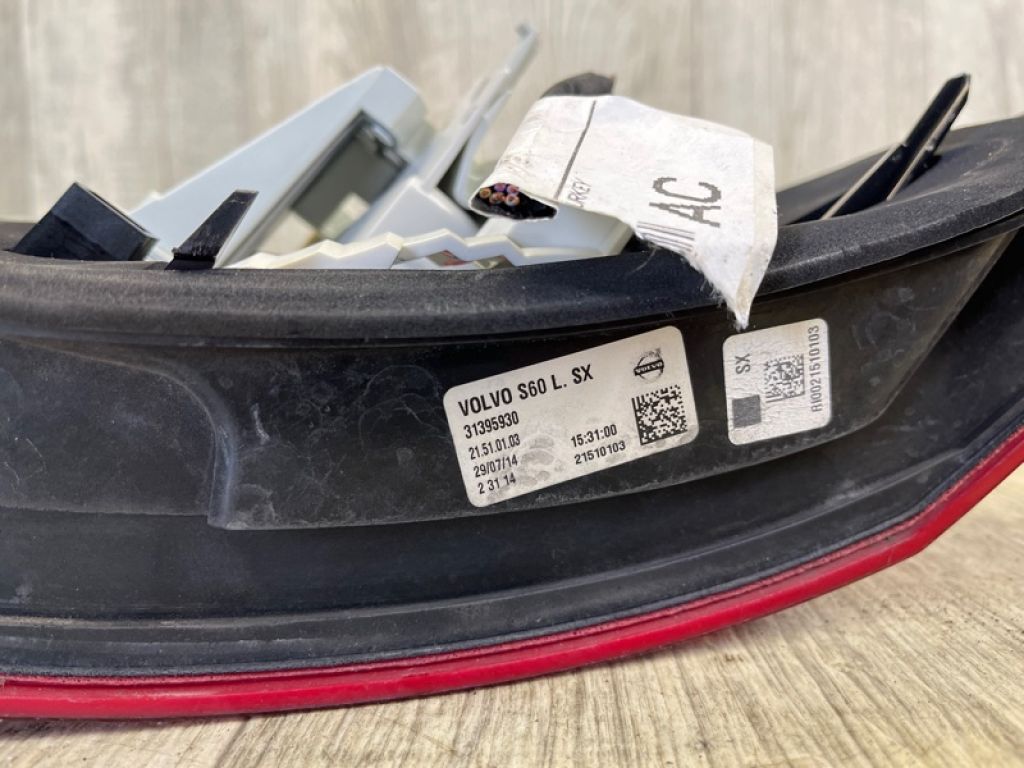 31395930 | Ліхтар зовнішній задн. лів. VOLVO S60 13-18 - Фото 7