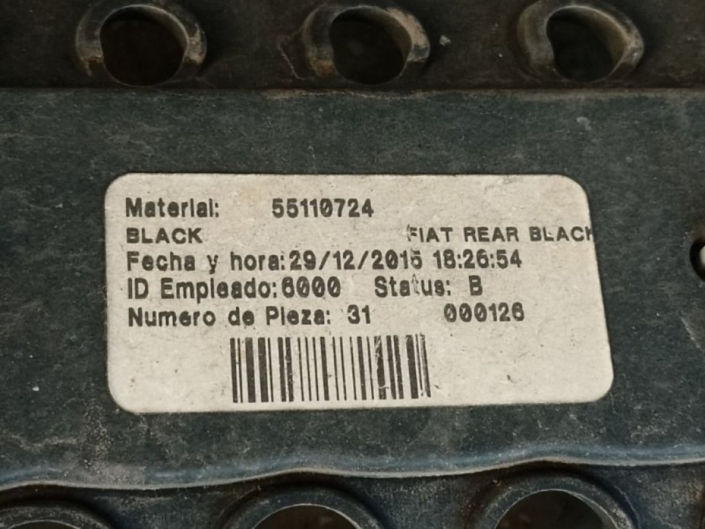 68206901AB | Бампер задній FIAT 500 (312/FF) 07-19 - Фото 6