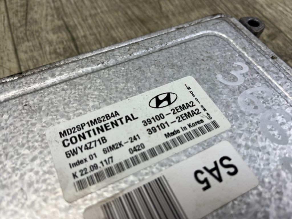 39101 2EMA2 | Блок керування двигуном HYUNDAI ELANTRA MD 10-15 - Фото 4