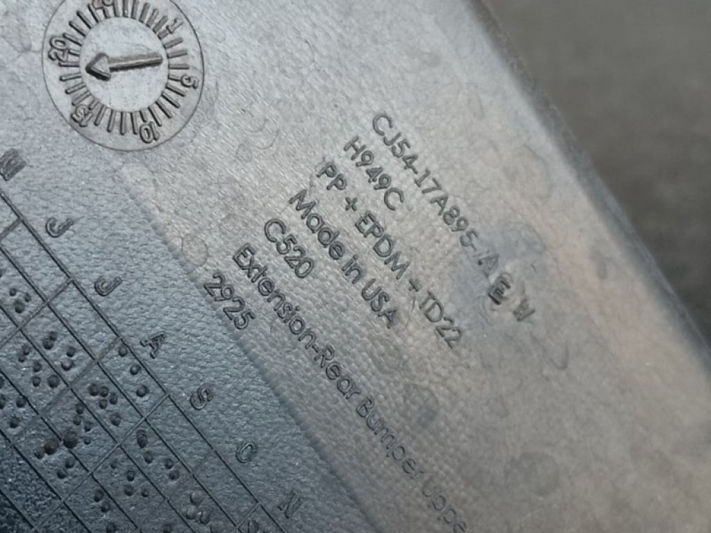 CJ5Z-17K835-CA | Бампер задній FORD ESCAPE 12-19 - Фото 8