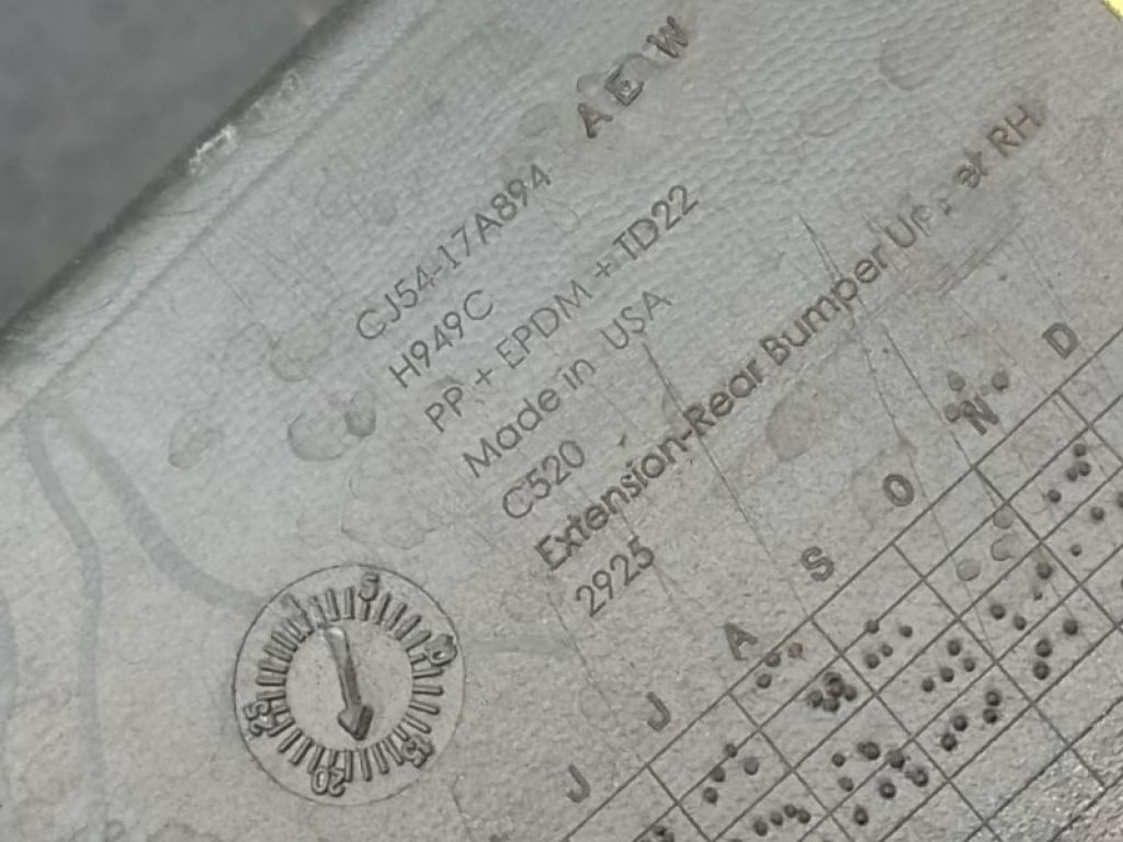 CJ5Z-17K835-CA | Бампер задній FORD ESCAPE 12-19 - Фото 9