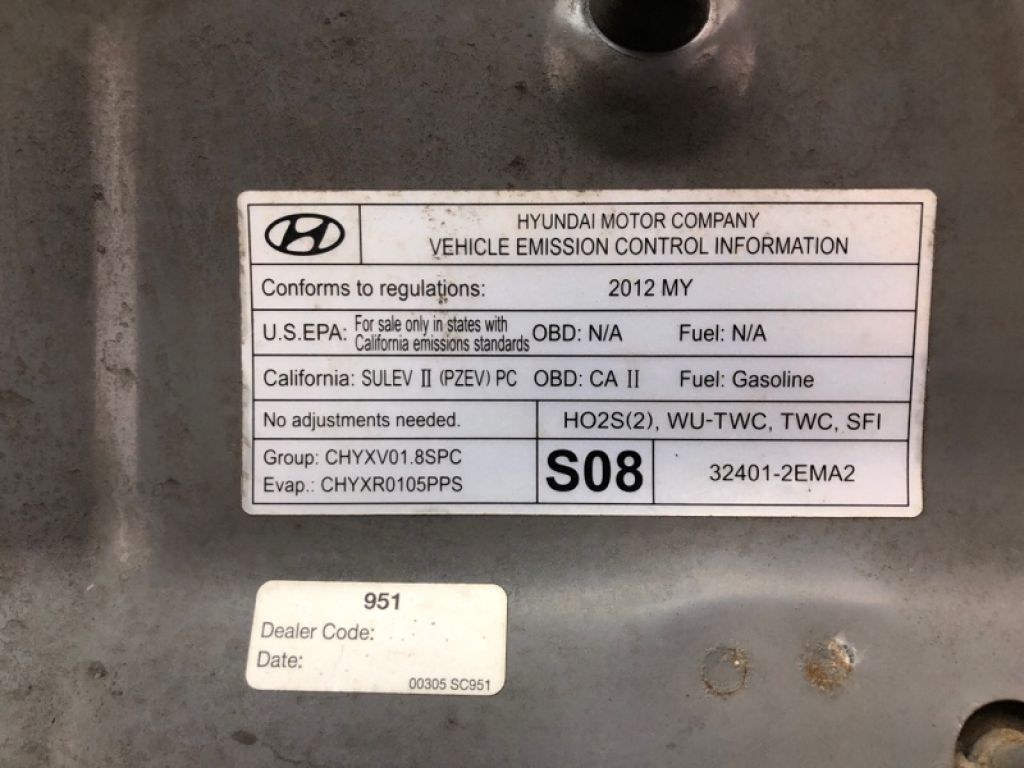 66400-3X000 | Капот HYUNDAI ELANTRA MD 10-15 - Фото 6