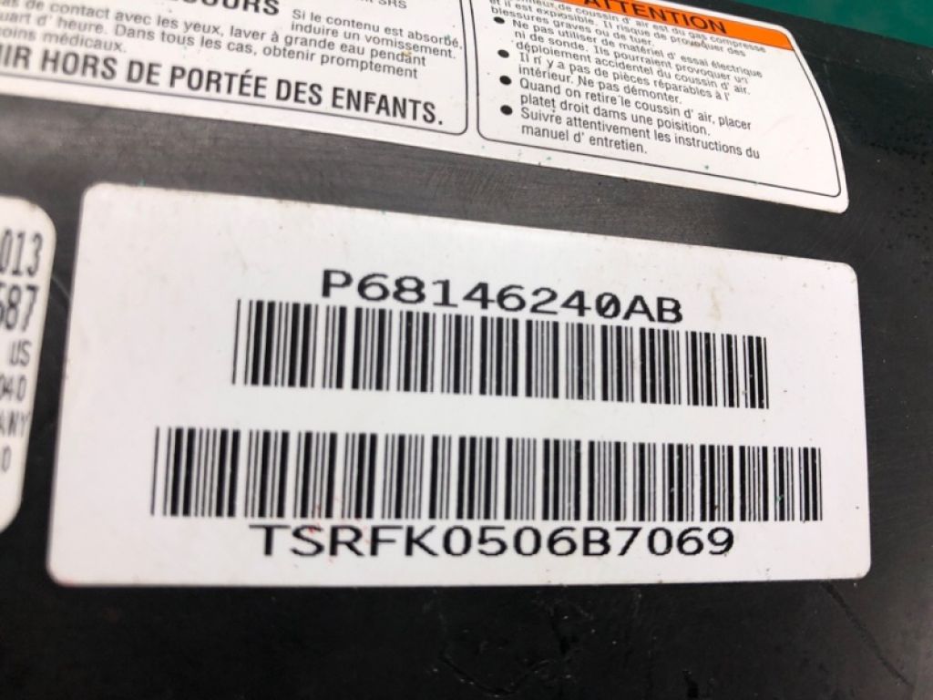 68146 240AB | Подушка безопасности в сиденье прав. JEEP PATRIOT 10-17 - Фото 4