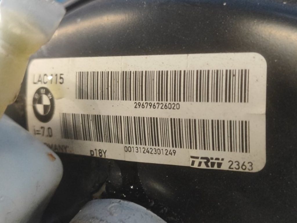 34 33 6 792 956 | Вакуумний підсилювач гальм BMW 6 SERIES (F13) 12-18 - Фото 7