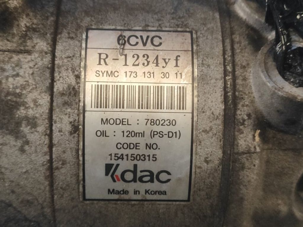 154150315 | Компресор кондиціонера SSANGYONG TIVOLI 15-19 - Фото 2