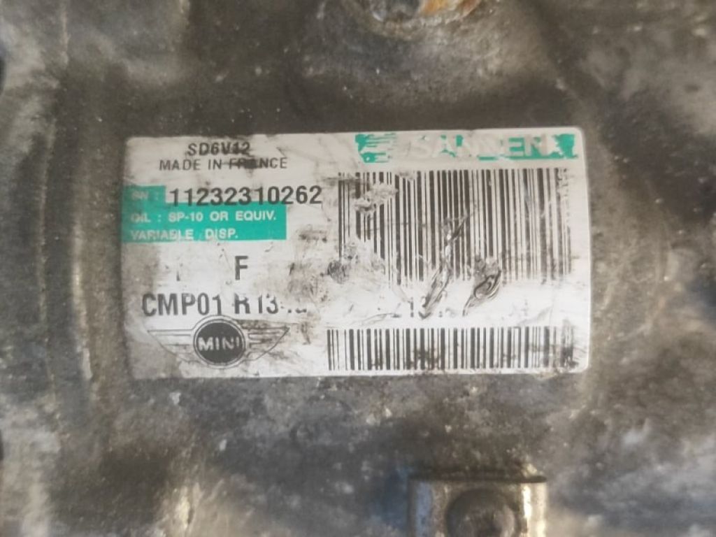 64 52 9 213 175 | Компресор кондиціонера MINI COOPER S R56 06-14 - Фото 6