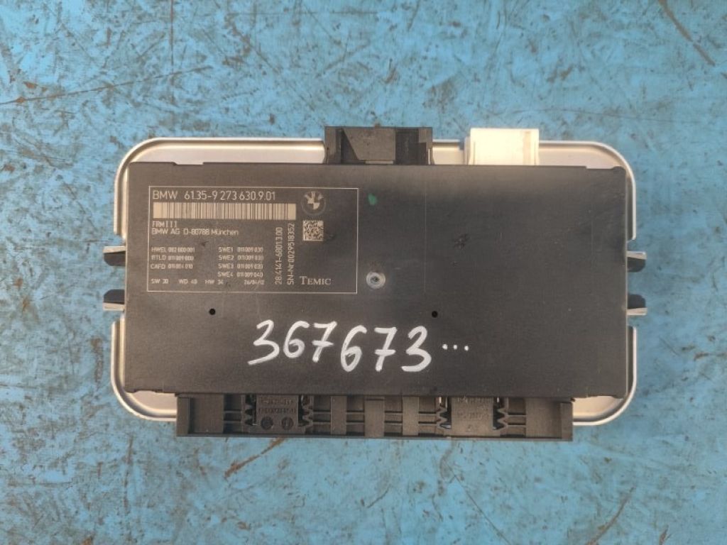 9273630 | Блок керування підвіскою BMW 6 SERIES (F13) 12-18