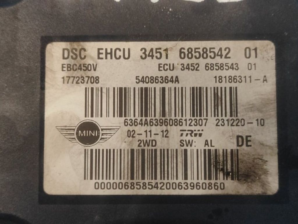 6858542 | Блок ABS MINI COOPER S R56 06-14 - Фото 6