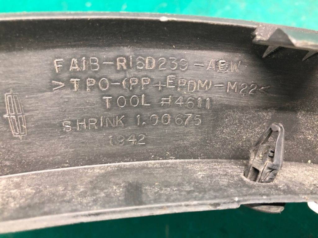 FA1Z-16268-AB | Накладка крила (розширювач арки) передн. лів. LINCOLN MKX 16-18 - Фото 9