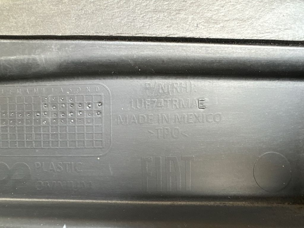 1UF74TZZAF | Накладка порога наружная прав. FIAT 500 (312/FF) 07-19 - Фото 9