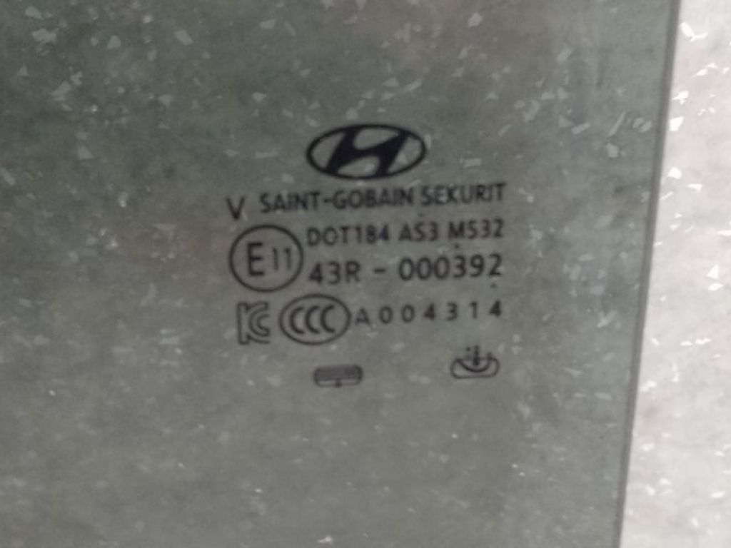 83410D3010 | Стекло двери задн. лев. HYUNDAI TUCSON TL 15-20 - Фото 2