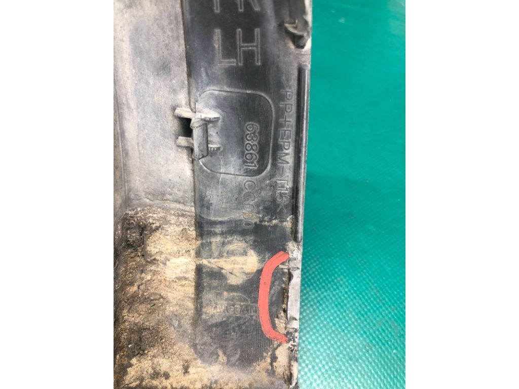 63861-CG000 | Накладка крила (розширювач арки) передн. лів. INFINITI FX S50 03-08 - Фото 10