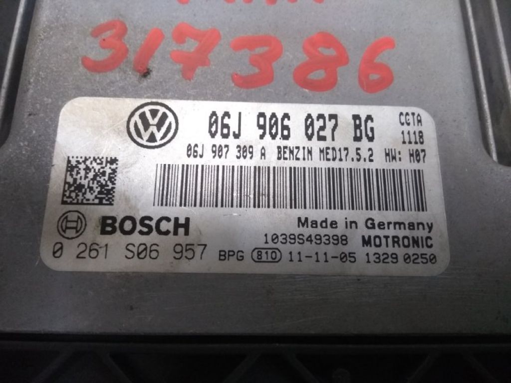 06J997029N | Блок управления двигателем VOLKSWAGEN TIGUAN 08-17 - Фото 4