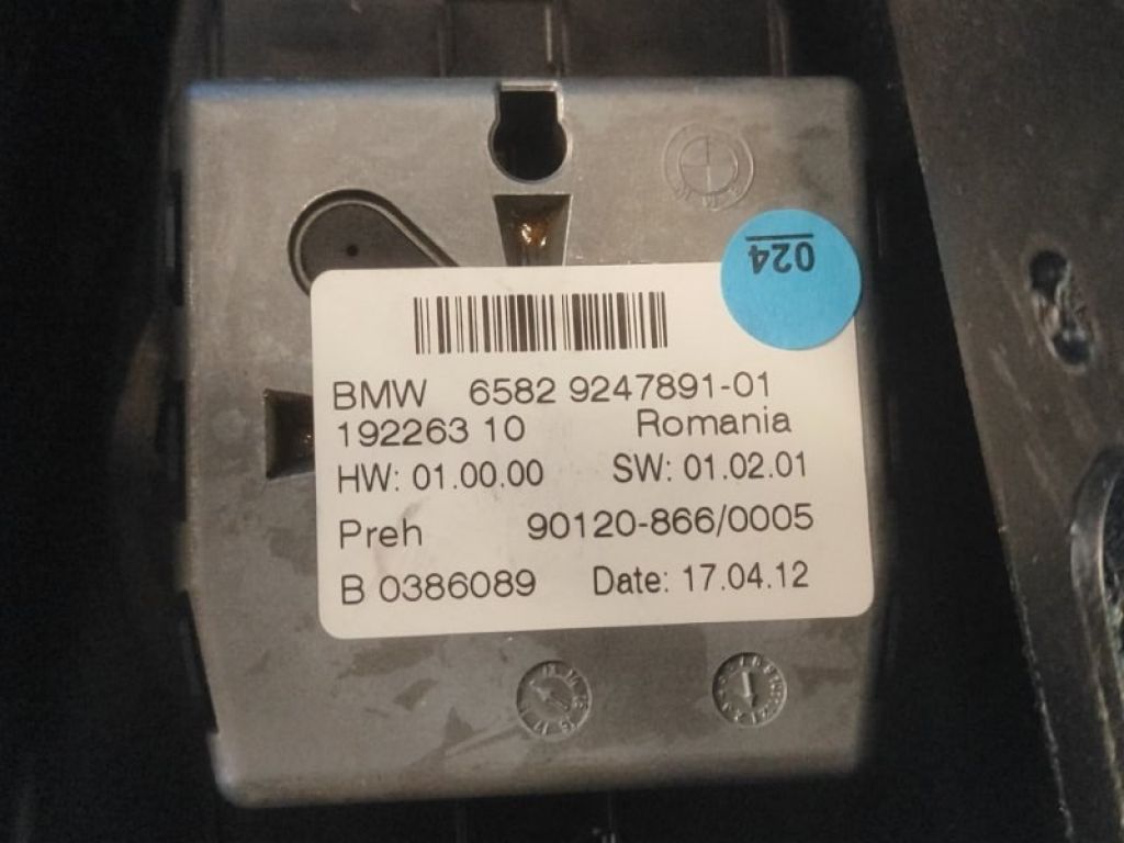 9247891 | Блок керування мультимедіа BMW 6 SERIES (F13) 12-18 - Фото 4