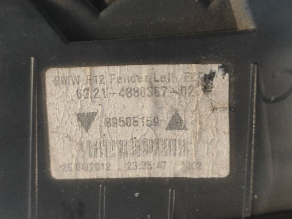 4880367 | Ліхтар зовнішній лів. BMW 6 SERIES (F13) 12-18 - Фото 6