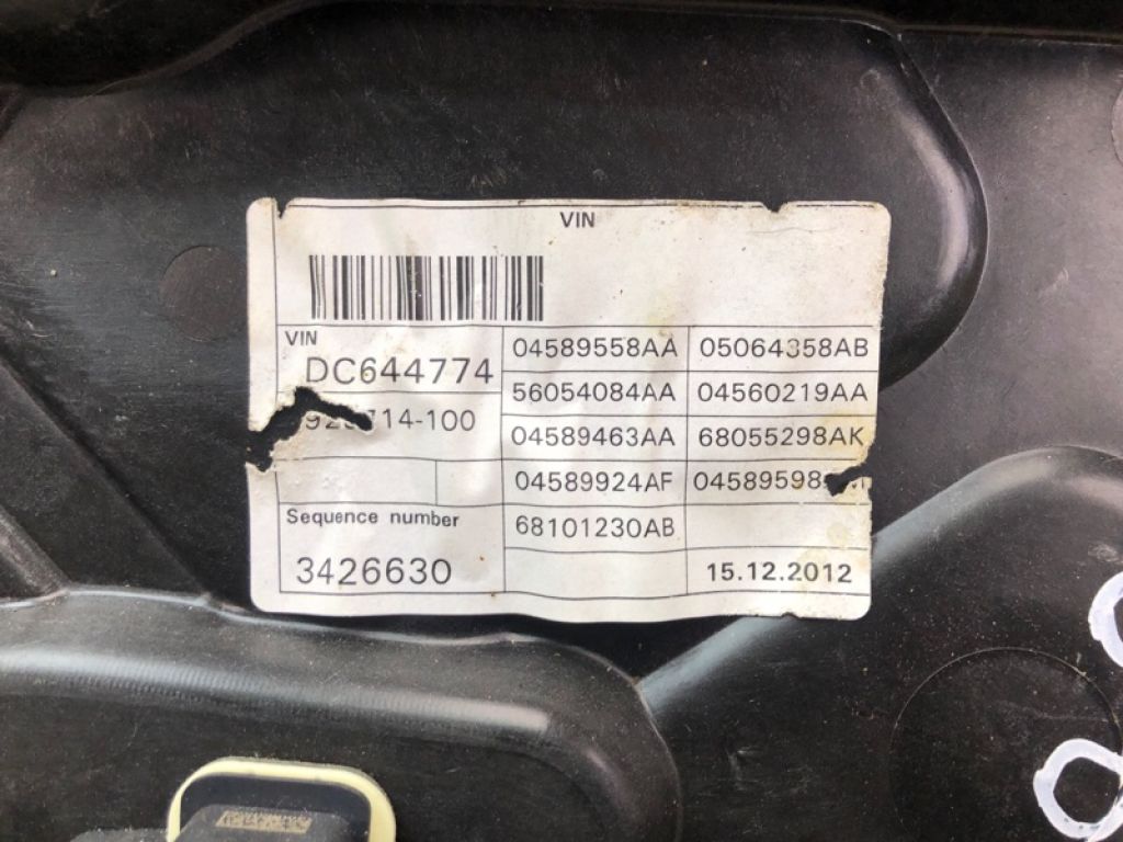 68079 286AA | Склопідйомник передн. прав. JEEP GRAND CHEROKEE 11-22 - Фото 8