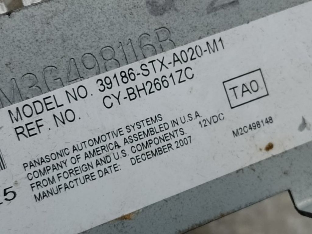 39186-STX-A03 | Усилитель звука ACURA MDX (YD2) 06-13 - Фото 4