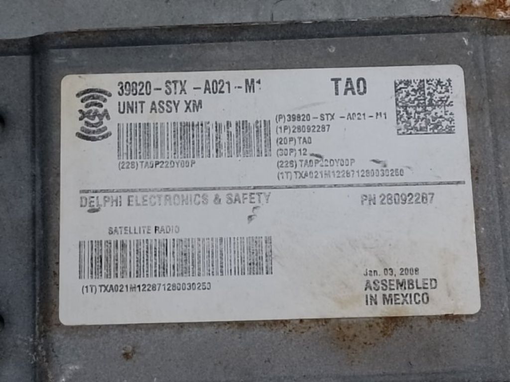 39820-STX-A02 | Блок електронний ACURA MDX (YD2) 06-13 - Фото 4