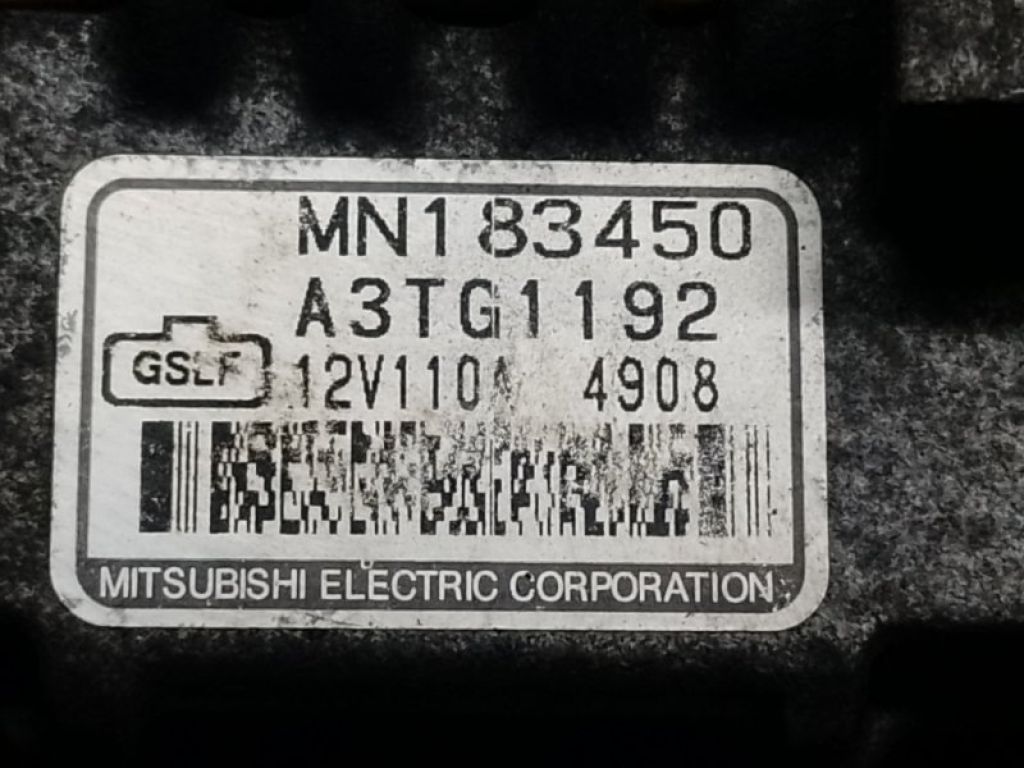 MN183450 | Генератор MITSUBISHI OUTLANDER 03-07 - Фото 7