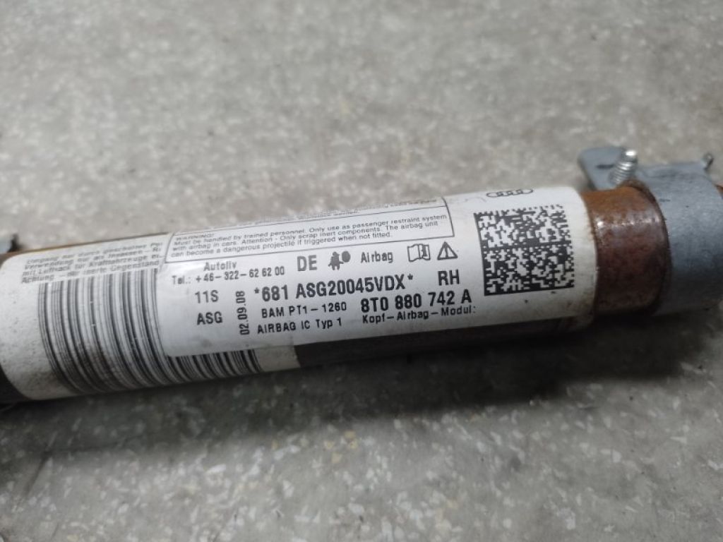 8T0880742B | Подушка безпеки (штора) прав. AUDI A5 07-17 - Фото 3