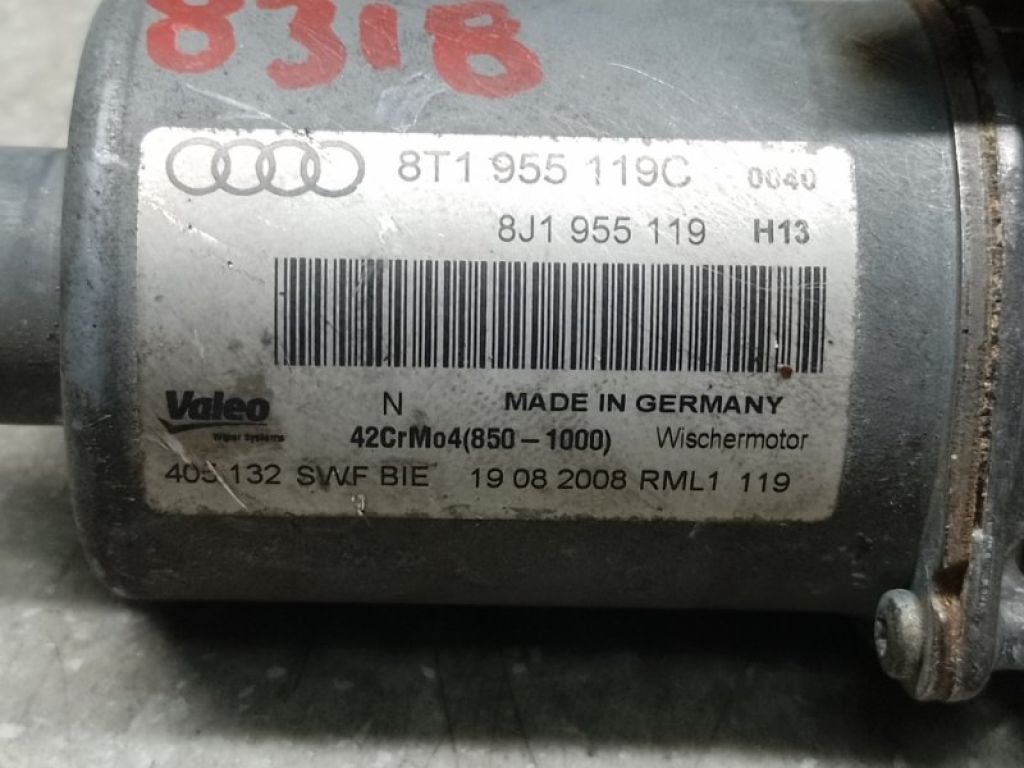 8T1955023E | Моторчик склоочисника передн. AUDI A5 07-17 - Фото 4