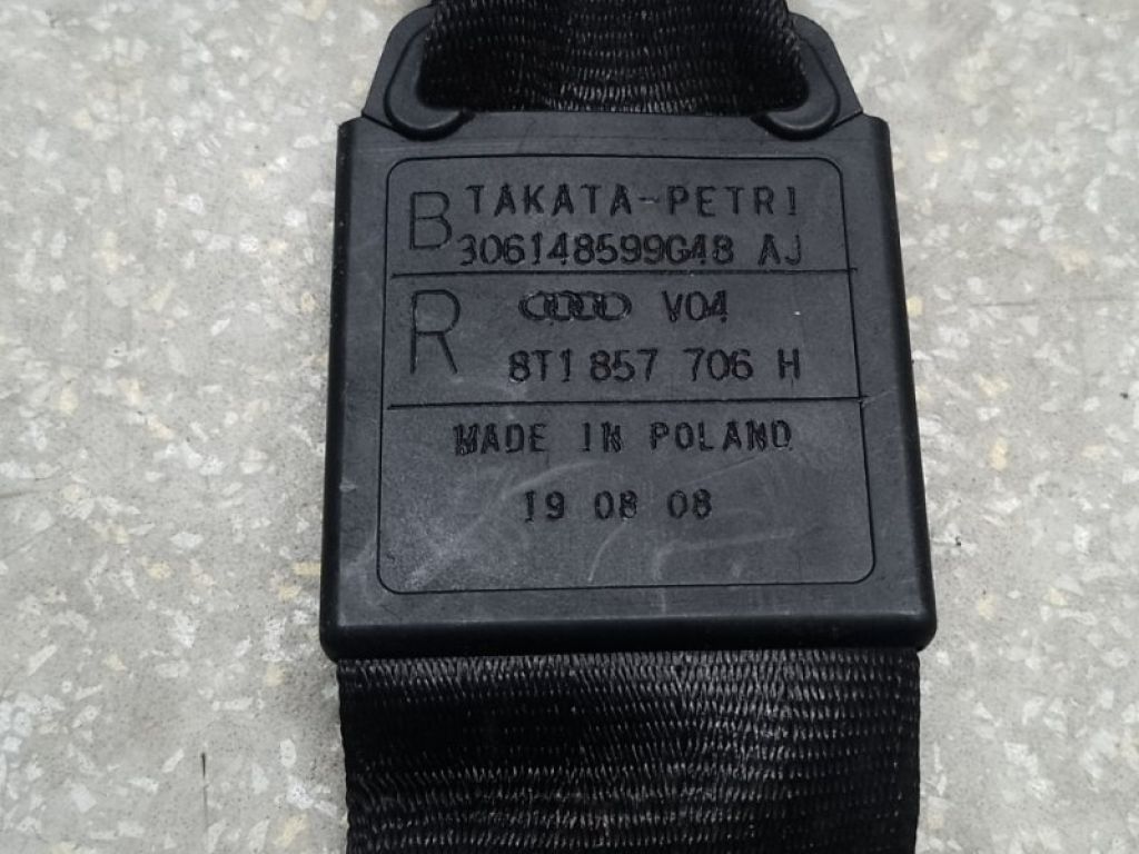 8T1857706H | Ремінь безпеки передн. прав. AUDI A5 07-17 - Фото 3