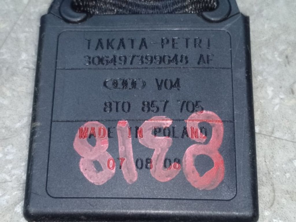 8T0857705 | Ремінь безпеки передн. лів. AUDI A5 07-17 - Фото 3