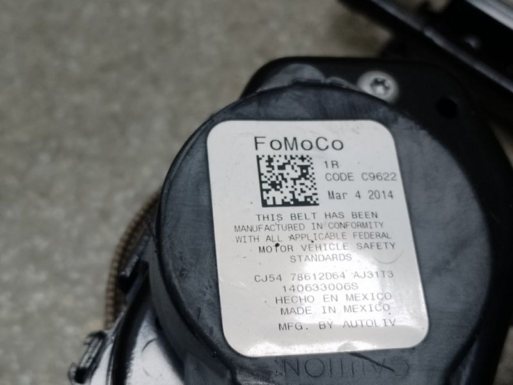 CJ5Z-78611B08-AD | Ремінь безпеки передн. прав. FORD ESCAPE 12-19 - Фото 5