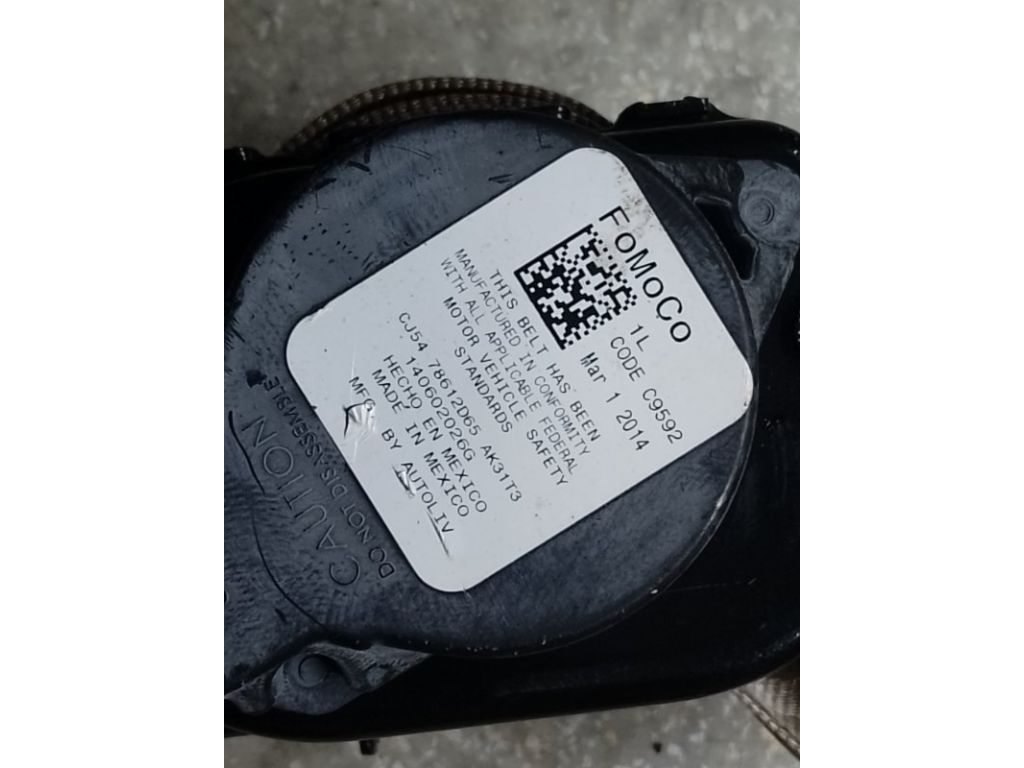 CJ5Z-78611B09-AD | Ремінь безпеки передн. лів. FORD ESCAPE 12-19 - Фото 5