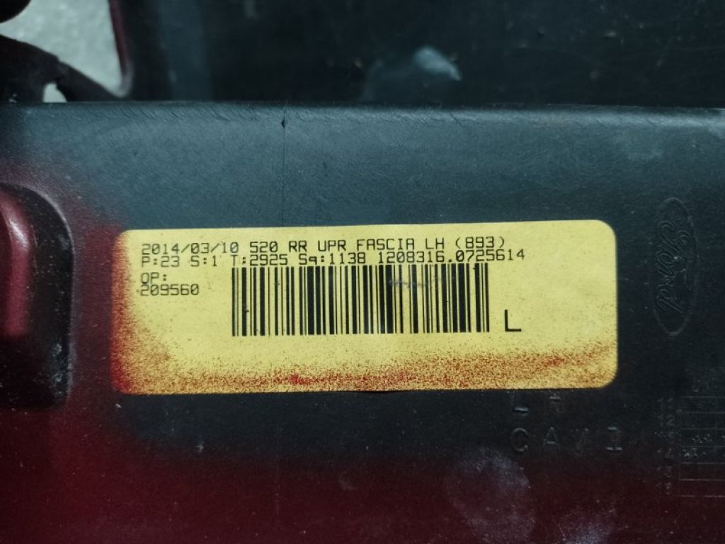 CJ5Z-17811-ACP | Клык бампера задн. лів. FORD ESCAPE 12-19 - Фото 4